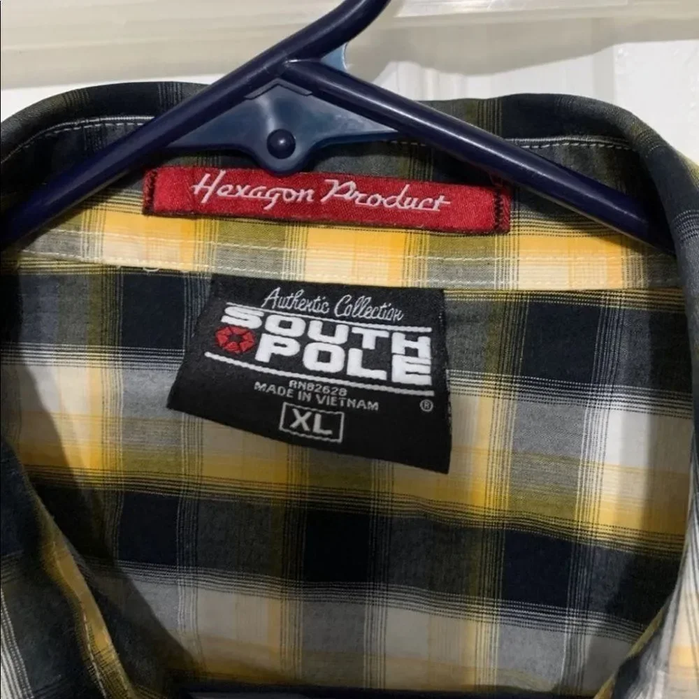 XL South Pole button up collared men’s shirt - Picture 3 of 4
